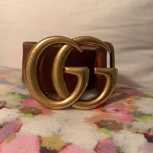 Gucci Wide Leather Belt